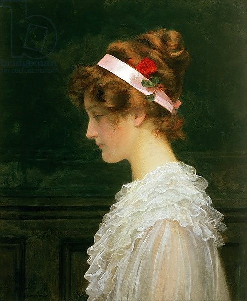 Profile of a young girl