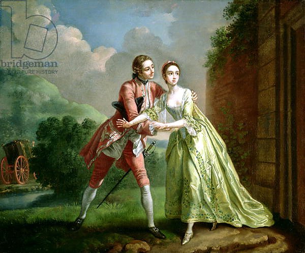 Robert Lovelace preparing to abduct Clarissa Harlowe, from 'Clarissa' by Samuel Richardson