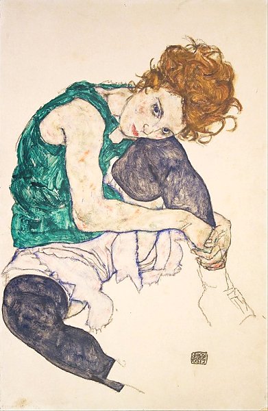 Seated Woman with Bent Knees