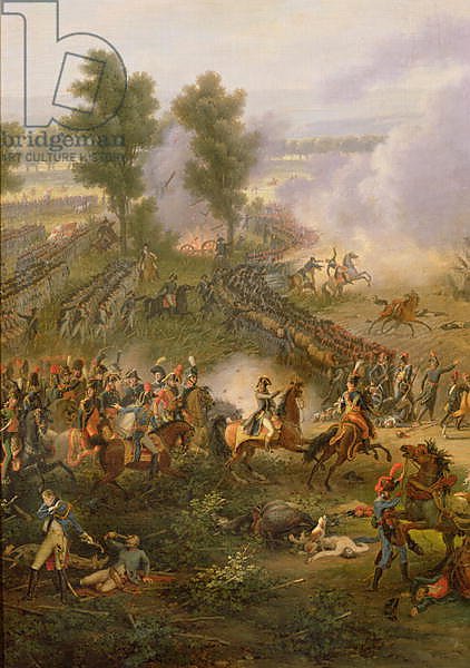 The Battle of Marengo, detail of Napoleon Bonaparte and his Major, 1801