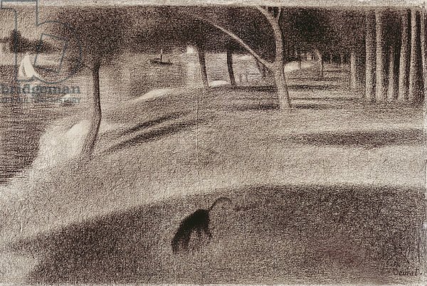 Study for Sunday Afternoon on the Island of La Grande Jatte, c.1884