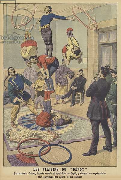 Chinese acrobats in Paris