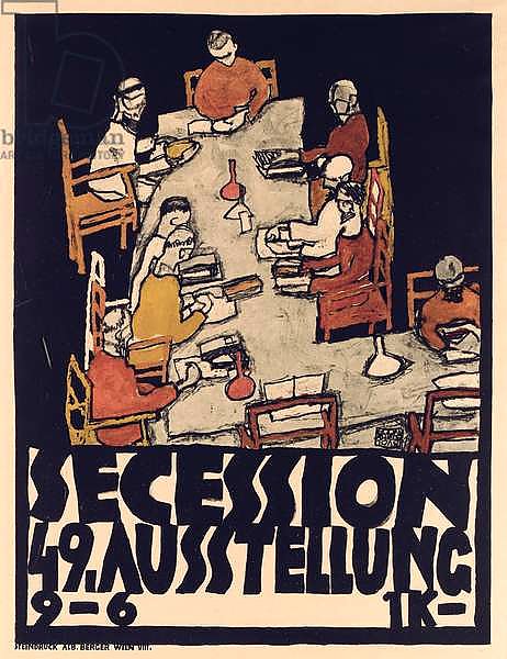 Poster advertising Secession 49 Exhibition, 1918