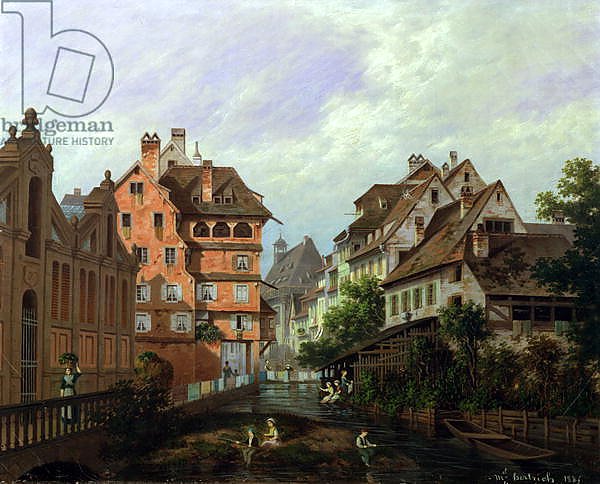 Rue des Tanneurs, Colmar, 1875
