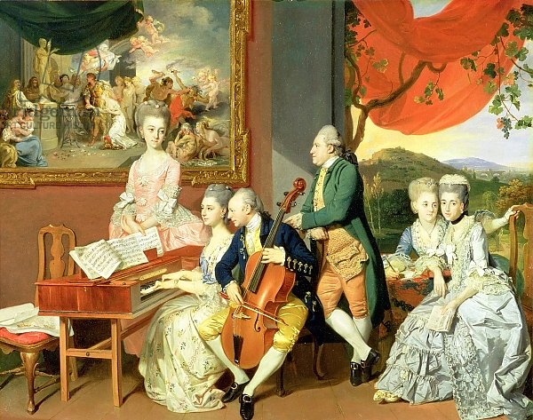 George, 3rd Earl Cowper, with the Family of Charles Gore, c.1775