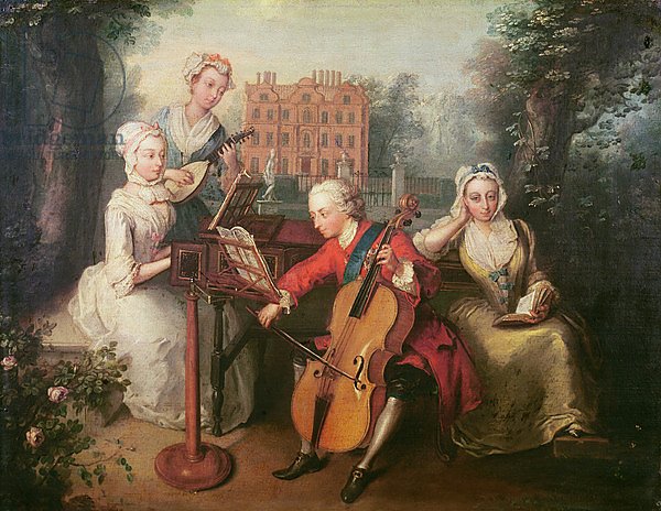 Frederick, Prince of Wales and his Sisters, 1733