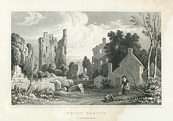 Постер Coity Castle. Glamorganshire