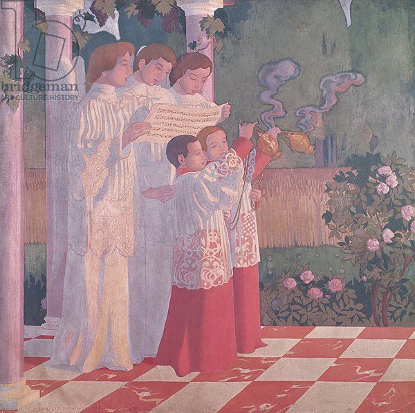 Exaltation of the Holy Cross and the Glorification of the Mass, left hand side of the central panel