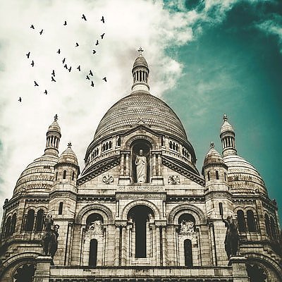 Франция, Париж, базилика Сакре-Кёр