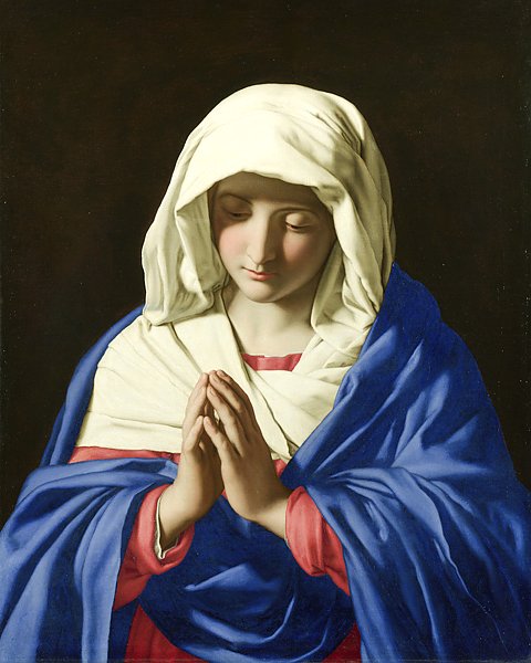 Дева Мария в молитве