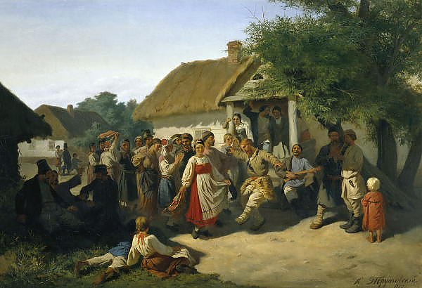 Хоровод в Курской губернии. 1860