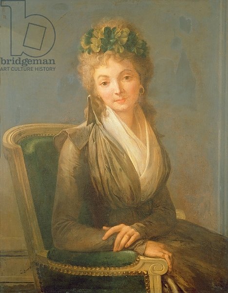 Portrait presumed to be Lucile Desmoulins 1794