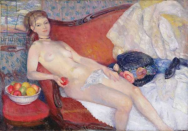 Nude with Apple, 1909-10