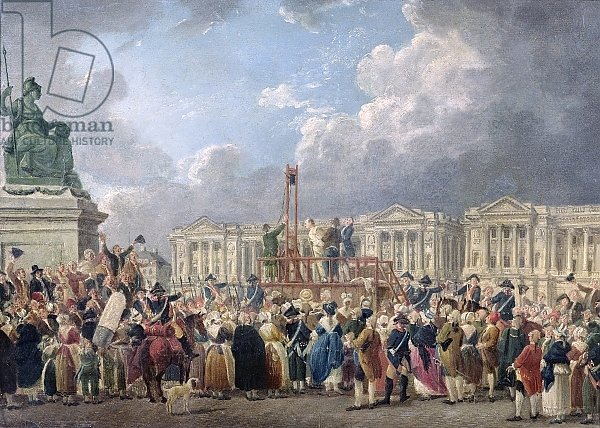 An Execution, Place de la Revolution, between August 1793 and June 1794