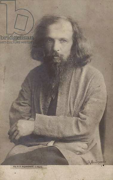 Dmitri Mendeleev, Russian chemist 1