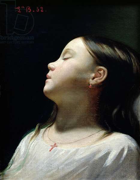 Young Girl Sleeping, 1852