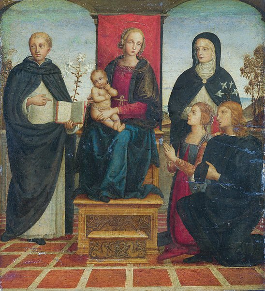 Дева Мария с младенцем со Святыми 2