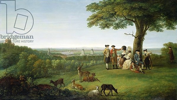 One Tree Hill, Greenwich, with London in the Distance, 1779