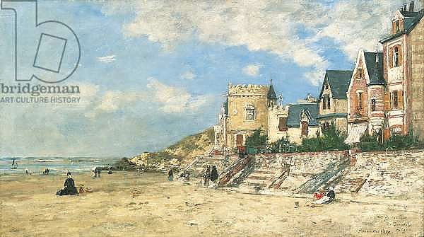 Malakoff Tower and the Shore at Trouville; La Tour Malakoff et le Rivage a Trouville, 1877