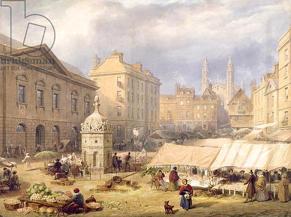 Cambridge Market Place, 1841