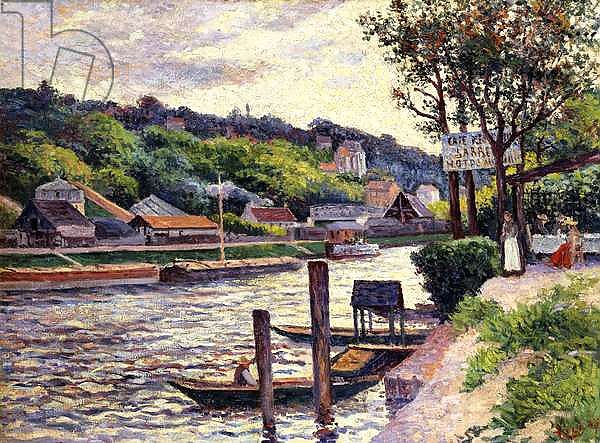 Outdoor Cafe on the Banks of the Oise, 1897