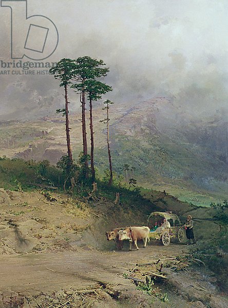 In the Crimean Mountains, 1873