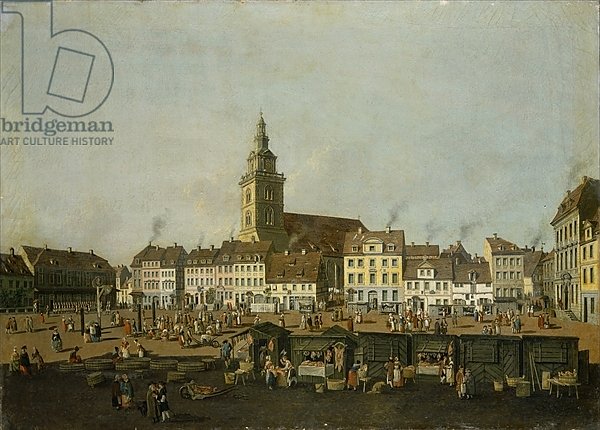 View of the Neue Markt with St. Mary's Church, Berlin, c.1770