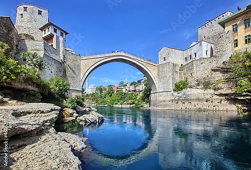 Босния и Герцеговина. Старый мост. Город Мостар