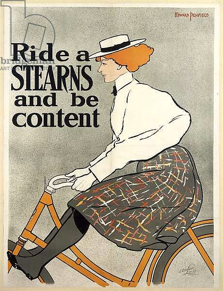Ride a Stearns and be Content, c.1896