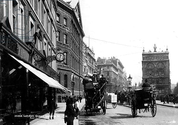 Queen Victoria Street, London, c.1891