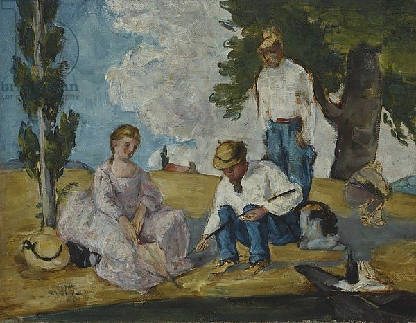 Picnic on a Riverbank, 1873-74