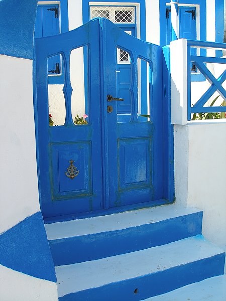 Голубая архитектура Санторини