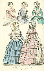 Постер Fashions for June 1846 №3