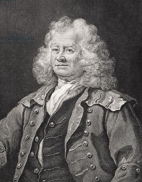 Thomas Coram, engraved by J.W. Cook