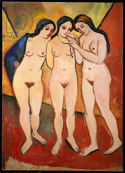 Three Nude Women, 1912