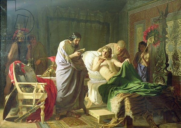 Confidence of Alexander the Great into his physician Philippos, 1870