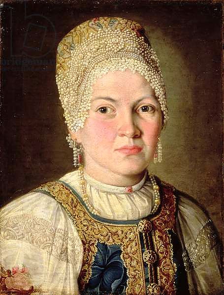 Portrait of a Woman in Russian Costume, 1769