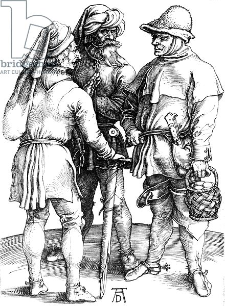 Three Peasants in Converation, 1497