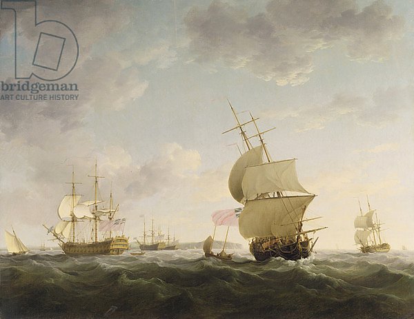 Shipping in the English Channel, c.1755