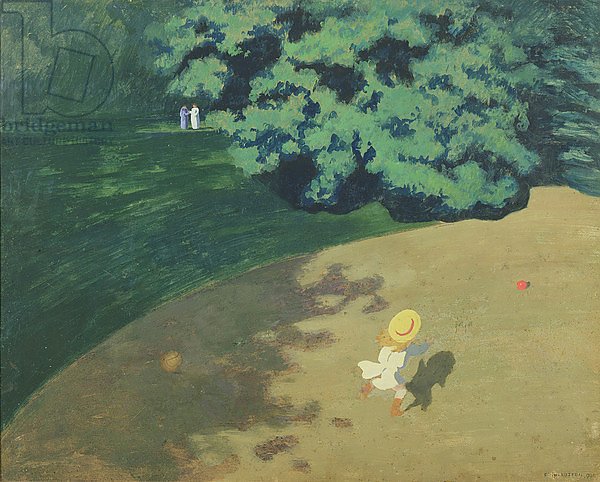 The Balloon or Corner of a Park with a Child Playing with a Balloon, 1899