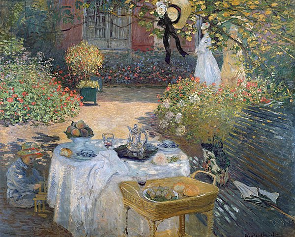 The Luncheon: Monet's garden at Argenteuil, c.1873