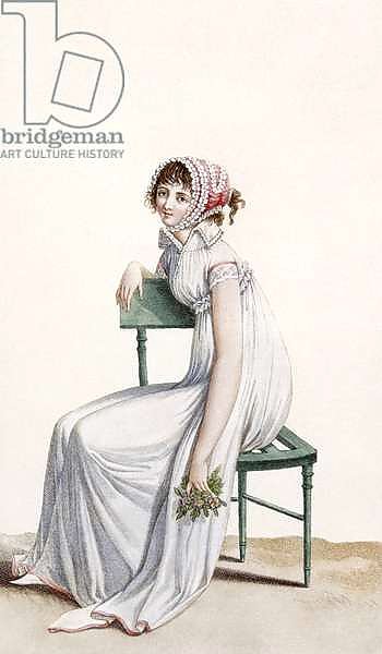 Robe Chemise, illustration from 'Journal des Dames et des Modes', 1799