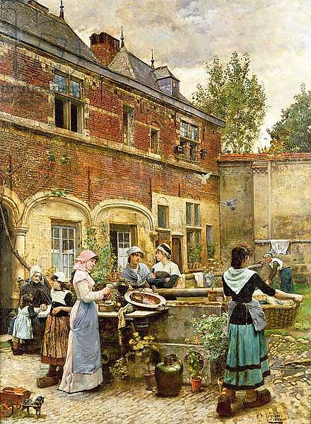 Alms Houses, Antwerp, 1880
