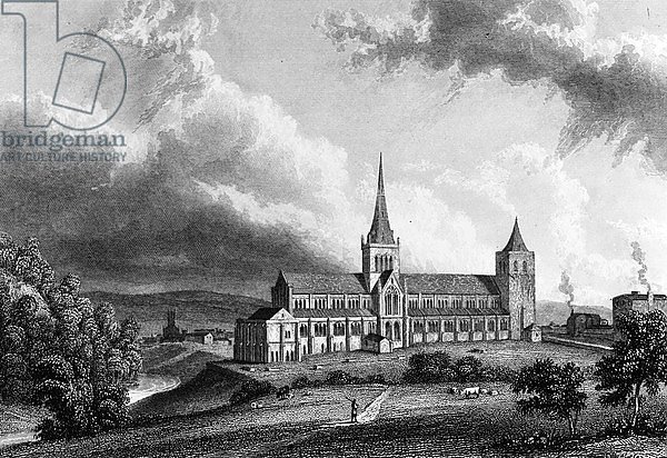 Glasgow Cathedral, engraved by Edward Finden, c.1830