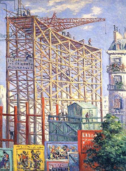 Scaffolding and Posters, c.1912