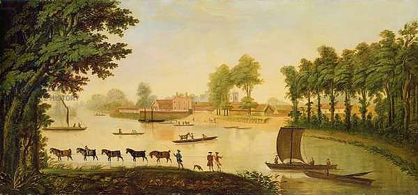 View of the Shepperton on the River Thames, after 1752