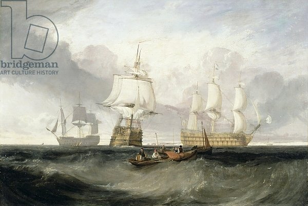 The 'Victory' Returning from Trafalgar, 1806