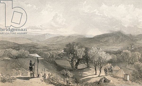 The valley of Baidar, from rear Petroski's villa, looking east