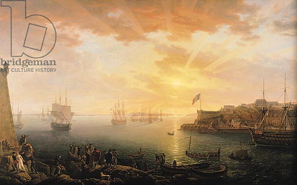 View of Brest Harbour, 1796