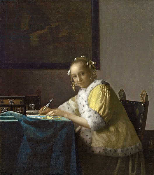 A Lady Writing, c. 1665